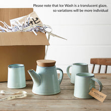 JOSILO Handmade Glazed Stoneware Teapot