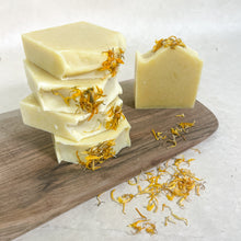 Handcrafted Frankincense Calendula Kaolin Clay Soap Bar