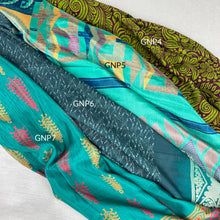 MOHINI Recycled Sari Hair Neck Scarf Square 55cm