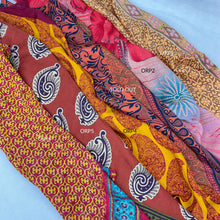 MOHINI Recycled Sari Hair Neck Scarf Square 55cm