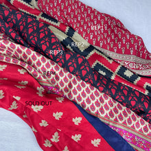 MOHINI Recycled Sari Hair Neck Scarf Square 55cm