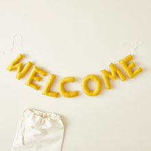 WELCOME Letter Garland Welcome Eco Felt Decor 95cm