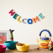 WELCOME Letter Garland Welcome Eco Felt Decor 95cm