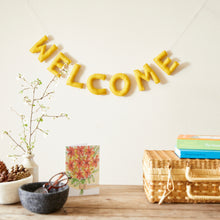 WELCOME Letter Garland Welcome Eco Felt Decor 95cm