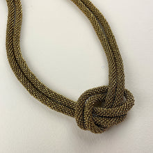 SAKHI Handmade Glass Bead Knot Tube Necklace 55cm