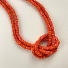 SAKHI Handmade Glass Bead Knot Tube Necklace 55cm