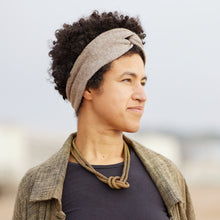 SAKHI Handmade Glass Bead Knot Tube Necklace 55cm