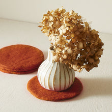 TOLA Handmade Eco Felt Coaster Vase Mat 4pc Set