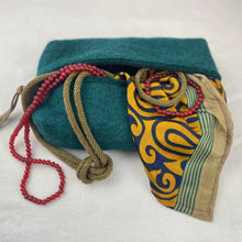 SAKHI Handmade Glass Bead Knot Tube Necklace 55cm