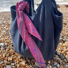 MOHINI Recycled Sari Hair Neck Scarf Square 55cm