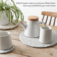 BHAVA Handmade Glazed Minimalist Stoneware Jug