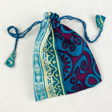 NIRMALA Recycled Sari Fabric Refillable Lavender Bag