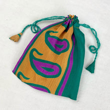 NIRMALA Recycled Sari Fabric Refillable Lavender Bag