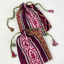 NIRMALA Recycled Sari Fabric Refillable Lavender Bag
