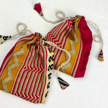 NIRMALA Recycled Sari Fabric Refillable Lavender Bag