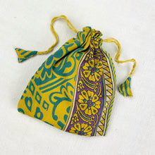 NIRMALA Recycled Sari Fabric Refillable Lavender Bag