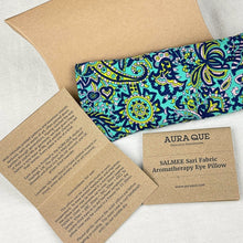 SALMEE Sari Fabric Weighted Aromatherapy Eye Pillow
