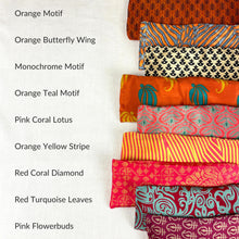 SALMEE Sari Fabric Weighted Aromatherapy Eye Pillow