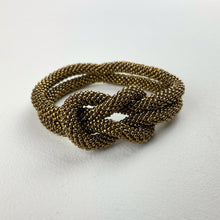 TISHA Handmade Glass Bead Knot Tube Bracelet