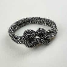 TISHA Handmade Glass Bead Knot Tube Bracelet