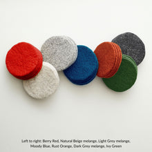 TOLA Handmade Eco Felt Coaster Vase Mat 4pc Set