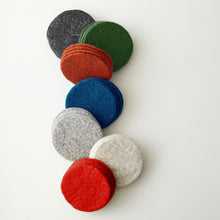 TOLA Handmade Eco Felt Coaster Vase Mat 4pc Set