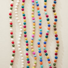 UTSHA Boho Mini Felt Ball Pompom Garland 200cm