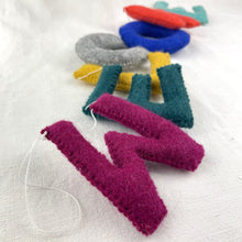 WELCOME Letter Garland Welcome Eco Felt Decor 95cm