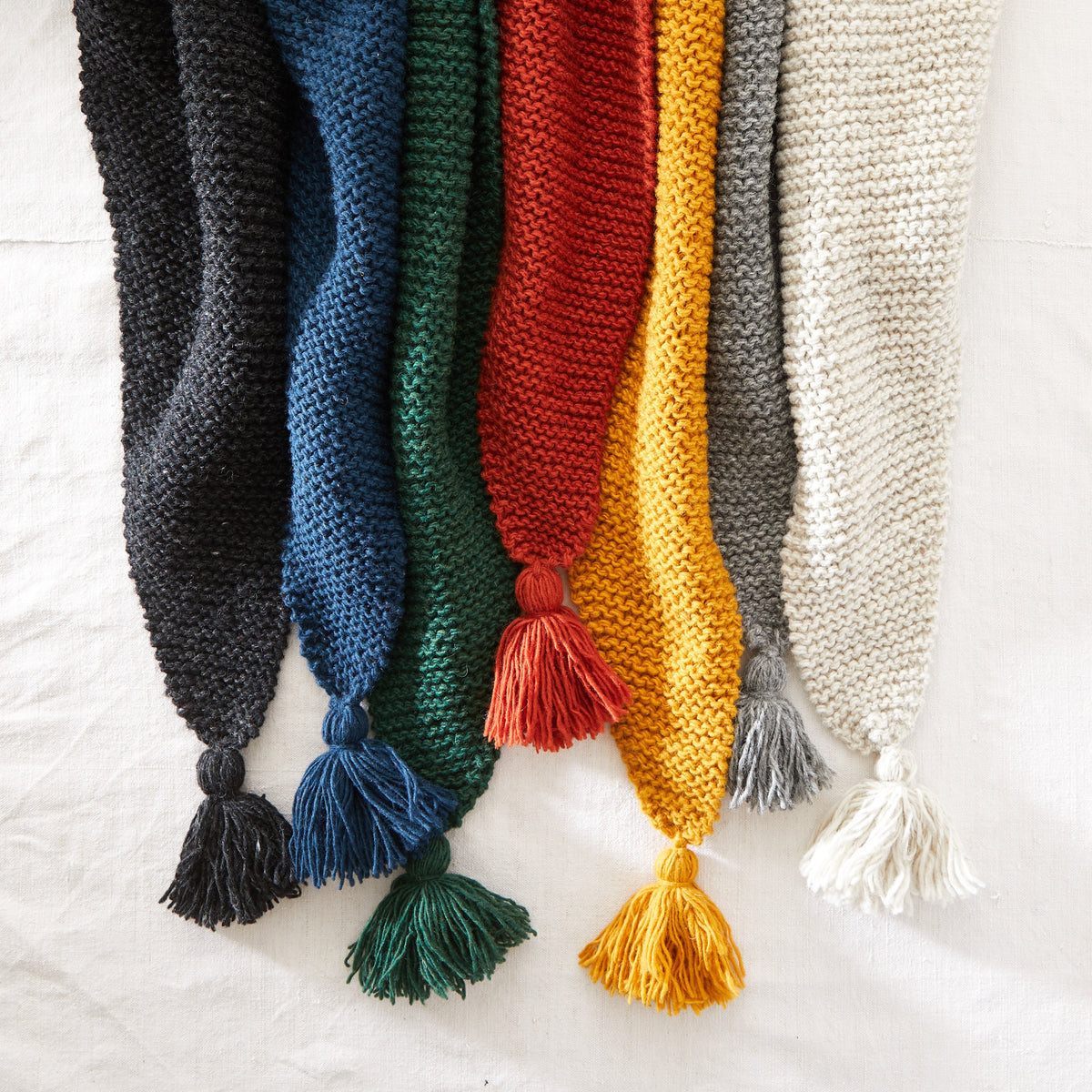 Fringe Ideas How To Add Tassels To Knitted Scarf How To Put