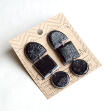 LINDIWE Eco Recycled Paper Chunky Dangle Earrings