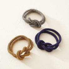 TISHA Handmade Glass Bead Knot Tube Bracelet