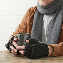 GUPTA Knit Wool Lined Mitten Fingerless Gloves