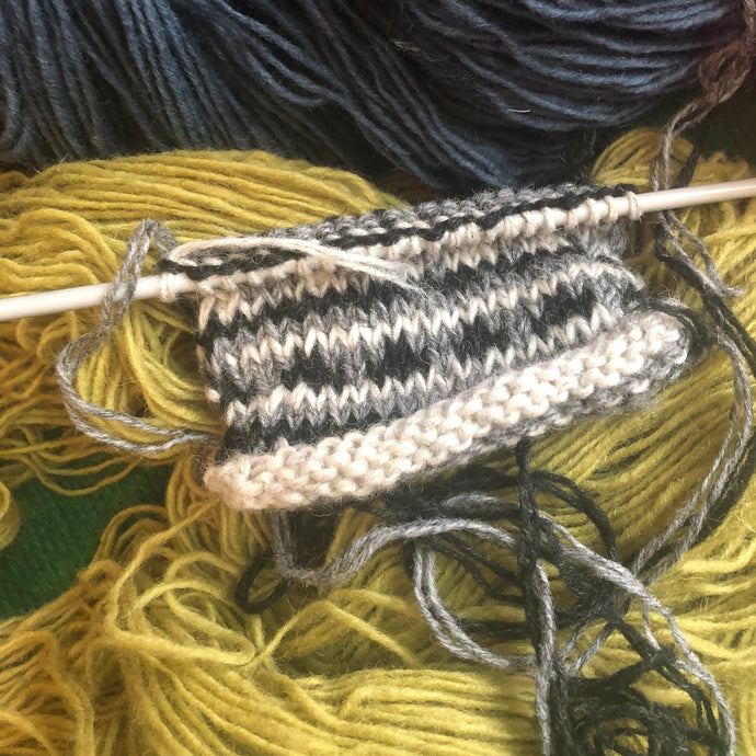 Starting our hand-knitting orders for Autumn/Winter 2019 already!