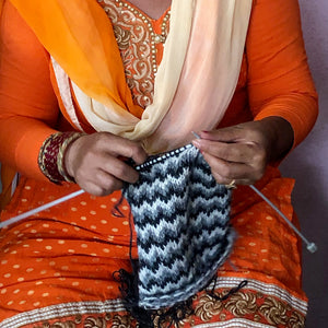 Behind the scenes: Who makes our textured woollen crochet bags?