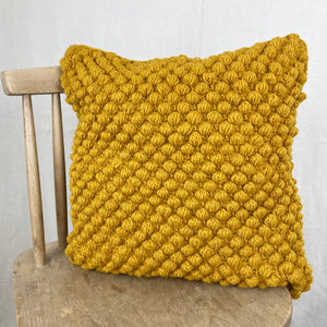 TRIPTI Chunky Boho Bobble Wool Cushion Cover 40cm