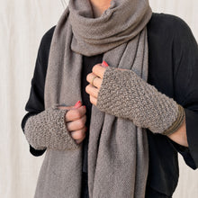 BIBEK Clay Grey Vegan Banana Yarn Scarf