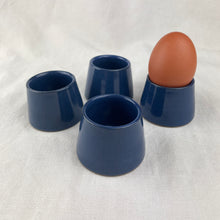 ANDAA Minimalist Stoneware Conical Egg Cup Cobalt Blue