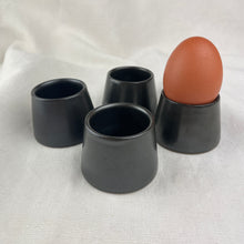 ANDAA Minimalist Stoneware Conical Egg Cup Dark Brown