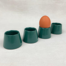 ANDAA Minimalist Stoneware Conical Egg Cup Teal Green