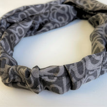 ANUPA Recycled Sari Twist Headband Monochrome