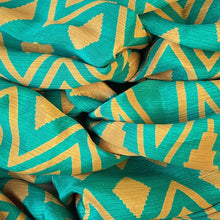 ANUPA Recycled Sari Twist Headband Green