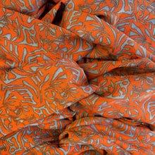 ANUPA Recycled Sari Twist Headband Orange
