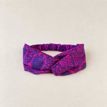 ANUPA Recycled Sari Twist Headband Pink
