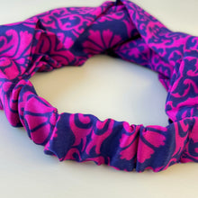ANUPA Recycled Sari Twist Headband Pink