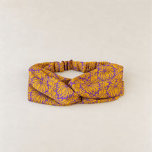 ANUPA Recycled Sari Twist Headband Yellow