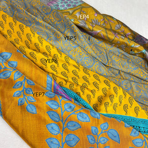 MOHINI Recycled Sari Hair Neck Scarf Square 55cm