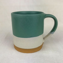 YALU Part Glazed Three Tone Ombre Stoneware Mug
