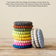 ASIK Handmade Eco Felt Ball Coaster Vase Mat