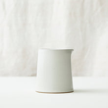 BHAVA Handmade Glazed Minimalist Stoneware Jug Cream