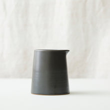 BHAVA Handmade Glazed Minimalist Stoneware Jug Dark Brown